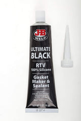 Black Silicone Sealant & Adhesive 2 Sizes - J-B Weld