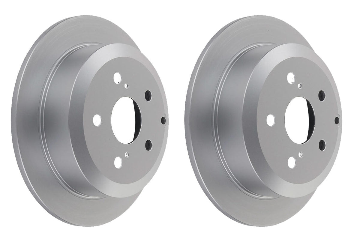 2 x Rear Disc Brake Rotors For Toyota Camry ACV36 ACV40 AVV50 ASV50 MCV36 ACV45, Aurion GSV40, Avalon MCX10, Daihatsu Altis