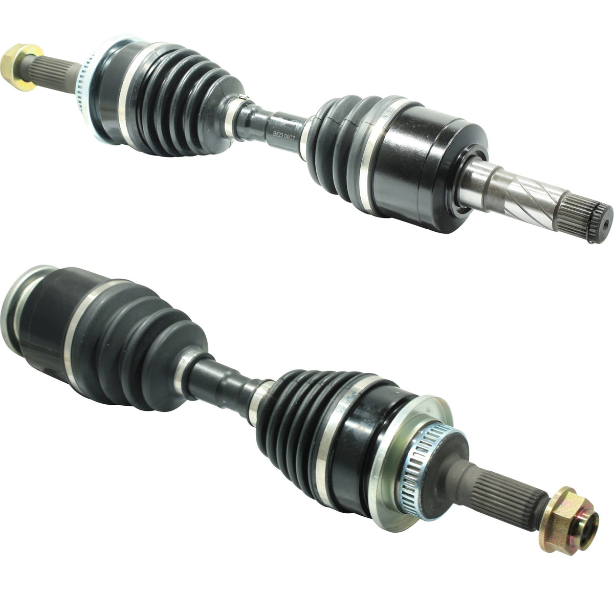 Pair CV Drive Shaft For Mazda Bravo B2500 B4000 11/2002-2006 With Auto Locking Hubs