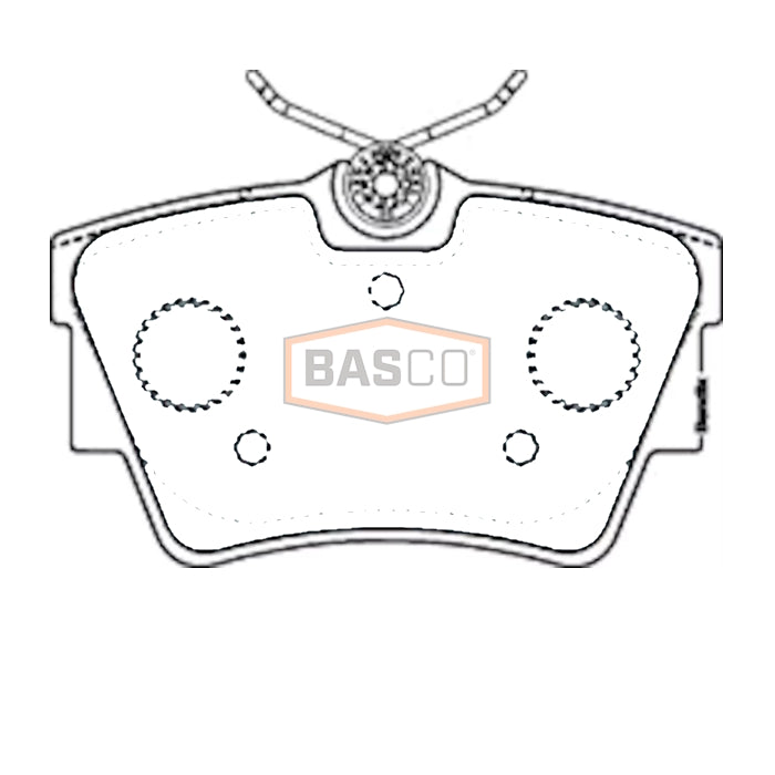 Rear Brake Pads for Renault Trafic X82 15~27, Mitsubishi Express SN 20~22