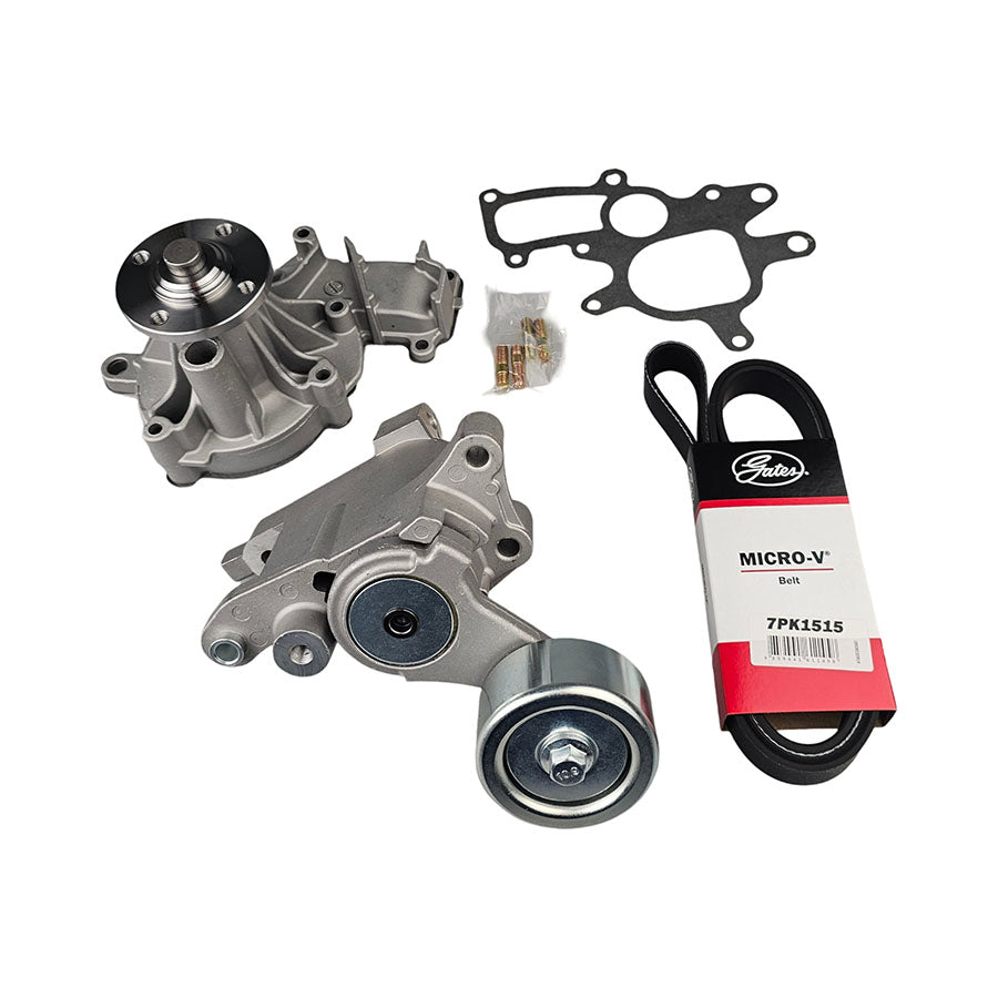 Drive Belt WP & Tensioner Kit For Toyota Hilux KUN16 KUN26 1KD-FTV 1KDFTV