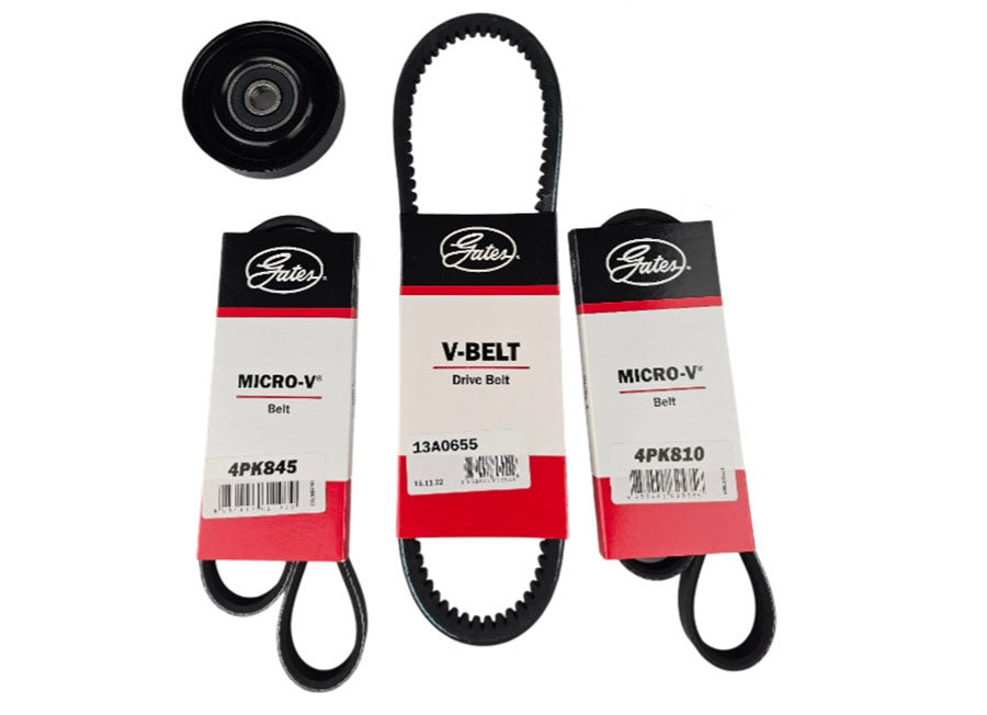 Drive, Fan Belt Set and Pulley Kit for Kia Rio JB G4ED 1.6L G4EE 1.4L 2005-2011