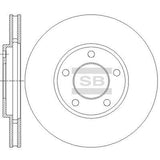 HiQ Front Brake Rotors Set SD5524