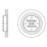 HiQ Front Brake Rotors Set SD1045