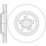 HiQ Front Brake Rotors Set SD4127