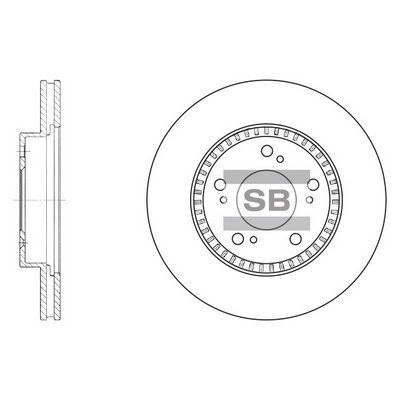 HiQ Front Brake Rotors Set SD4101