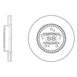 HiQ Front Brake Rotors Set SD4101