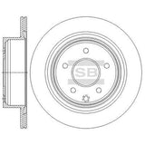 HiQ Rear Brake Rotors Set SD4241