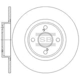 HiQ Rear Brake Rotors Set SD4680