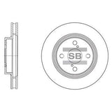 HiQ Front Brake Rotors Set SD4006