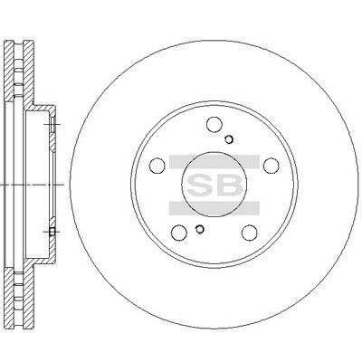 HiQ Front Brake Rotors Set SD4042