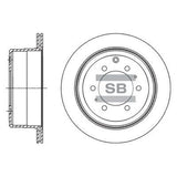 HiQ Rear Brake Rotors Set SD4612