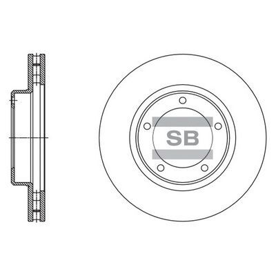 HiQ Front Brake Rotors Set SD4085