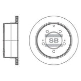 HiQ Rear Brake Rotors Set SD4099