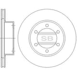 HiQ Front Brake Rotors Set SD4038