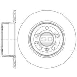 HiQ Rear Brake Rotors Set SD5109