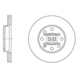 HiQ Front Brake Rotors Set SD3004