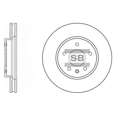 HiQ Front Brake Rotors Set SD3019