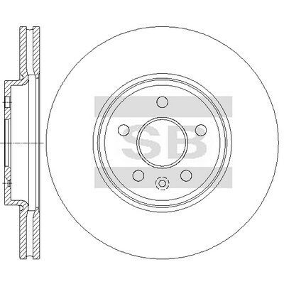 HiQ Front Brake Rotors Set SD3093