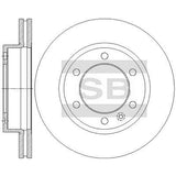 HiQ Front Brake Rotors Set SD3123