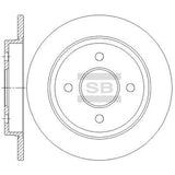 HiQ Rear Brake Rotors Set SD5338