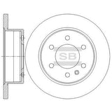 HiQ Rear Brake Rotors Set SD5602