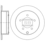 HiQ Rear Brake Rotors Set SD4333