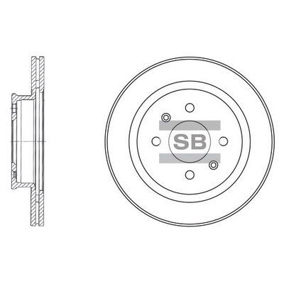 HiQ Front Brake Rotors Set SD1021