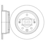 HiQ Rear Brake Rotors Set SD1081