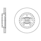 HiQ Front Brake Rotors Set SD1071