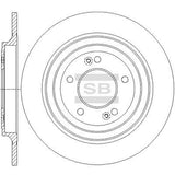 HiQ Rear Brake Rotors Set SD1152