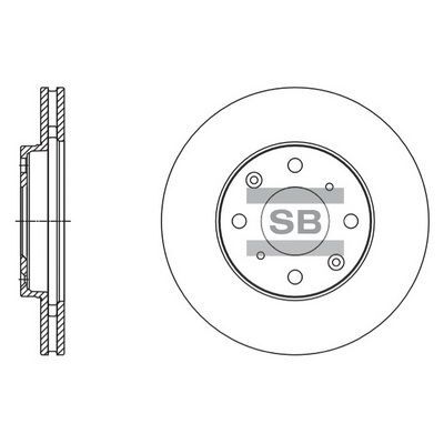 HiQ Front Brake Rotors Set SD4113
