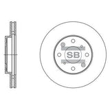 HiQ Front Brake Rotors Set SD4113