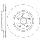 HiQ Front Brake Rotors Set SD4033