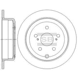 HiQ Rear Brake Rotors Set SD4628