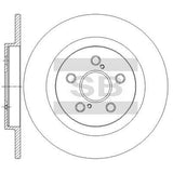HiQ Rear Brake Rotors Set SD4964