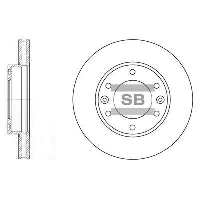 HiQ Front Brake Rotors Set SD2030