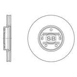 HiQ Front Brake Rotors Set SD1023