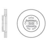 HiQ Front Brake Rotors Set SD1022