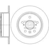 HiQ Rear Brake Rotors Set SD4648