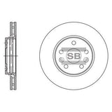 HiQ Front Brake Rotors Set SD3062