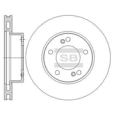 HiQ Front Brake Rotors Set SD3041