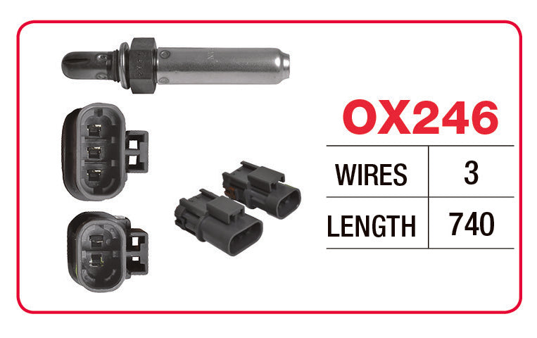 Oxygen Sensor - Nissan 3 Wire OX246 - Goss