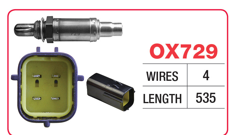 Oxygen Sensor - Kia OX729 - Goss