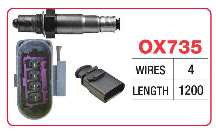 Oxygen Sensor - Volkswagen/Audi OX735 - Goss