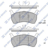 HiQ Front Brake Pads Set SP1212