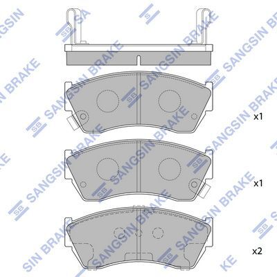 HiQ Front Brake Pads Set SP2009