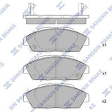 HiQ Front Brake Pads Set SP1474