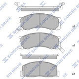 HiQ Front Brake Pads Set SP2035