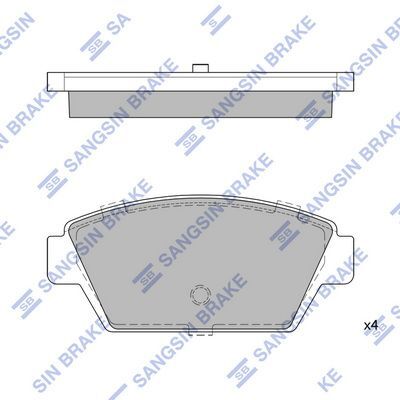 HiQ Front Brake Pads Set SP1514